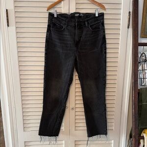 Old Navy Women's Black Ankle Jeans